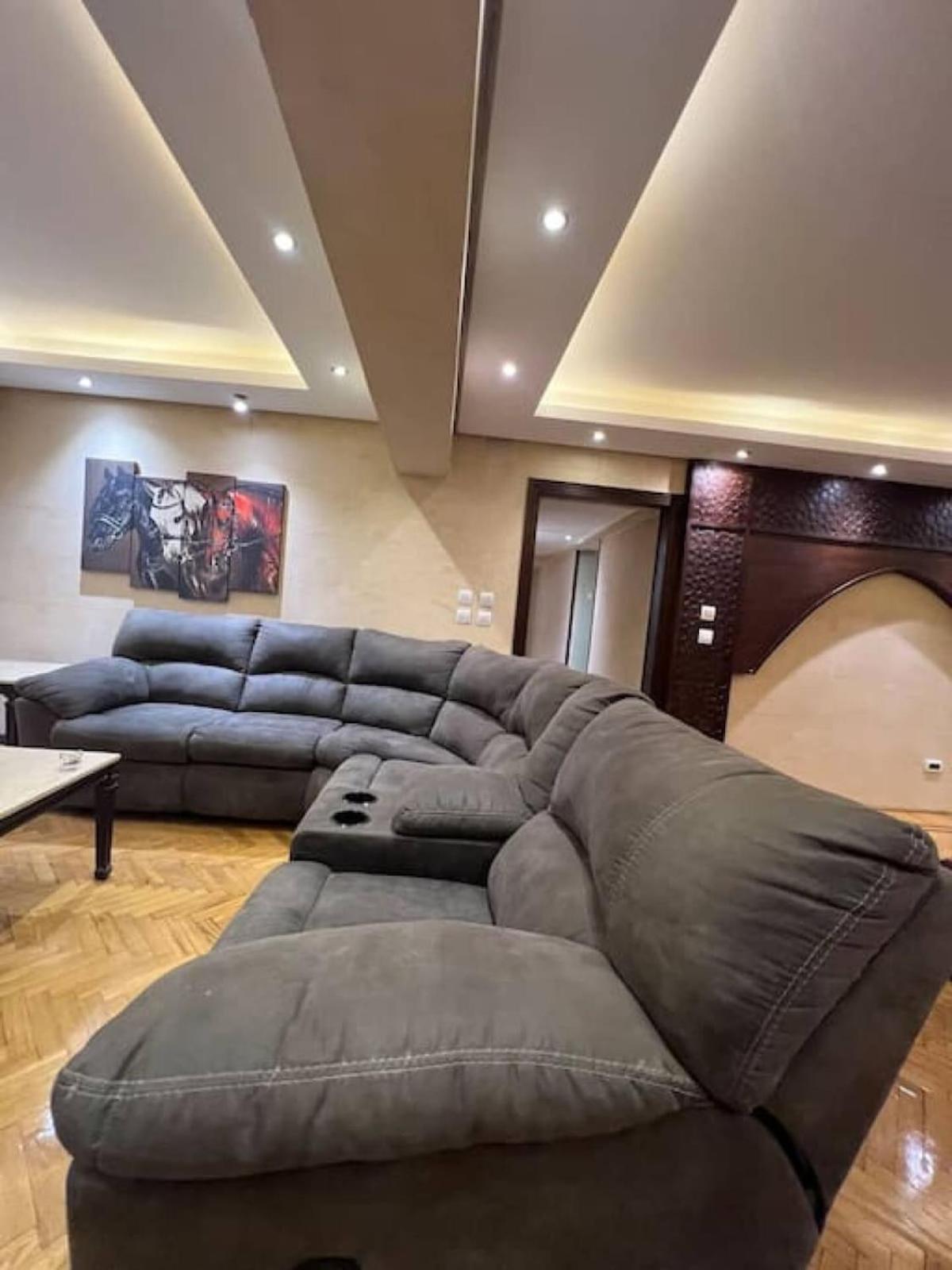 Luxurious Egyptian Vibes With Hot Tub, Gym, Office Apartment
